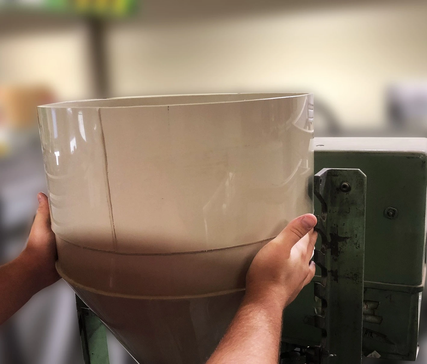 Trémie pour poudre alimentaire soudée synthétique ZeliPlast